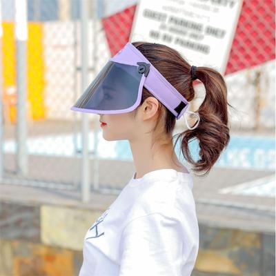 Adjustable Women Transparent Sun Visor Hat Cap Uv Protectio