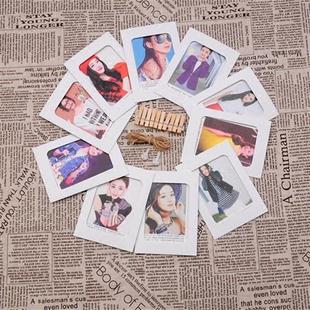 hanging set cardboard photo clip. picture decoration frame