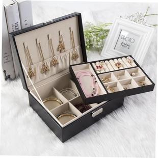 box jewelry with leather princess lock jewellery