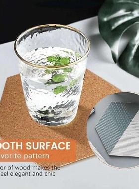 Self-Adhesive Cork Coasters, Cork Mats Cork Backing Sheets