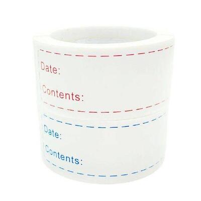 250Pcs Kitchen Storage Label Paper Waterproof Freezer Food