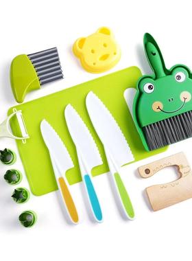 Montessori Kitchen Tools-13pcs Toddler Toys Kids Cooking set