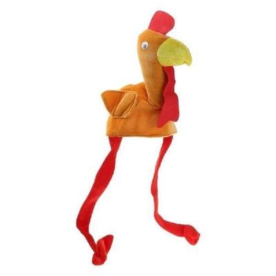 Plush Turkey Thanksgiving Turkey Hat Novelty Cooked Chicken