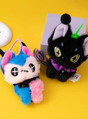 Halloween Demon Cat Darkness Plush Doll Toys Stuffed Terror
