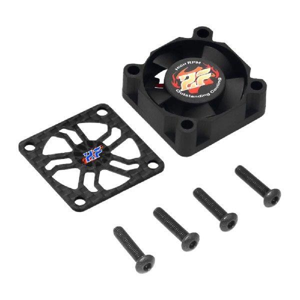 30mm RC Cooling Fan with Carbon Fiber Cover Brushed Motor