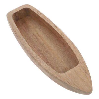 Wooden Boat Decor Unfinished Boat Natural Wooden Boat Craft