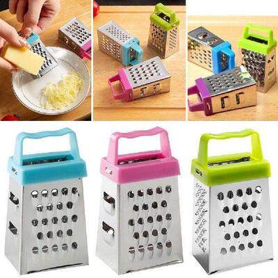 Four-Sided Grater Non-slip Handle Fruit Ginger Garlic