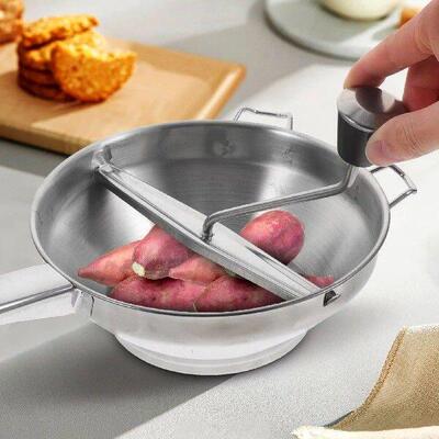 Lemon Squeezer Large Potato Stainless Steel Masher Meat
