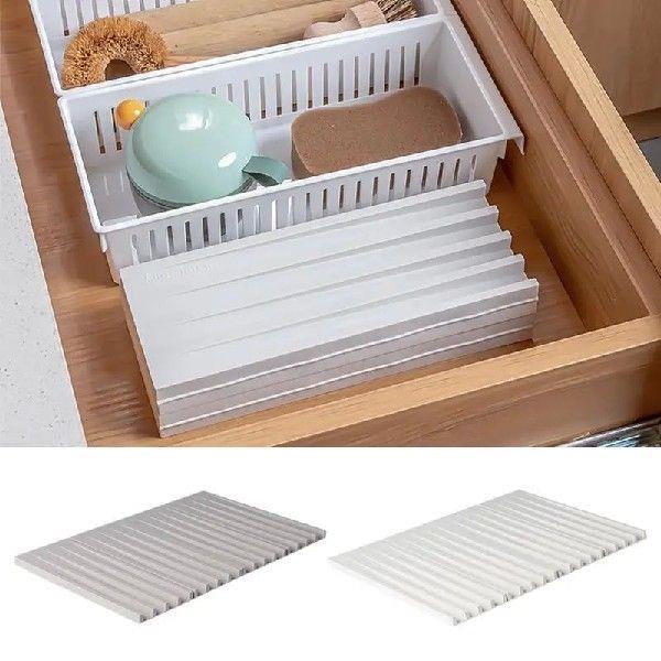 Drying Kitchen Mat Foldable Dish Draining Dry Mat For