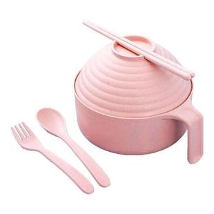 Microwave Ramen Bowl Cooker Set Wheat Straw Instant Noodles