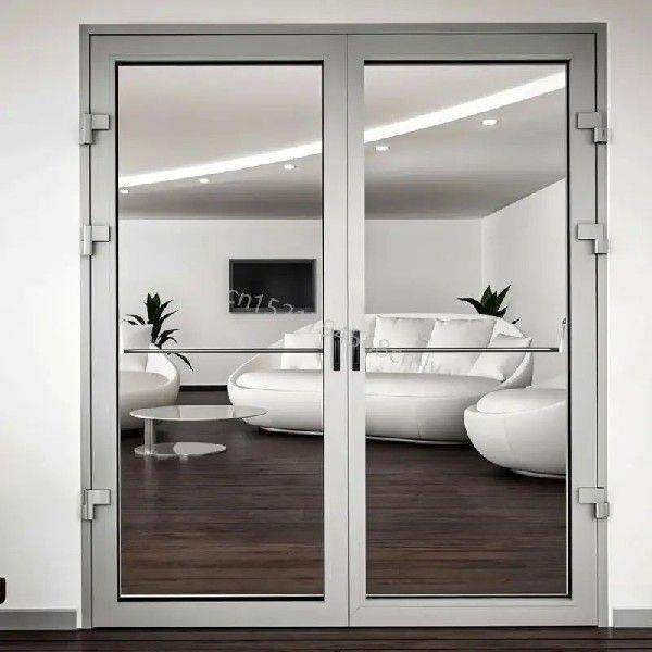 2Pieces Black Sliding Door Handle for Modern Cabinets