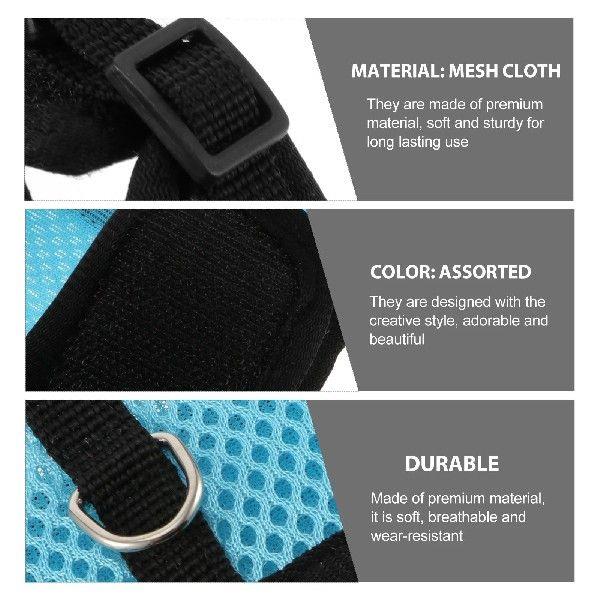 Pet Leash Rabbit Harness Small Sturdy Guinea Pig Hamster