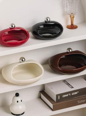 Ceramic ornament creative planet storage fruit basket