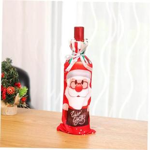bottle Wine over wine 酒瓶套 christmas bag decoration?tree