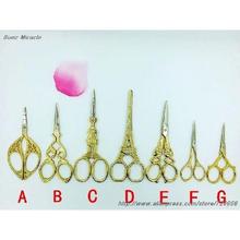 Antique Crane Pattern Sewing Scissors - Vintage Tailor