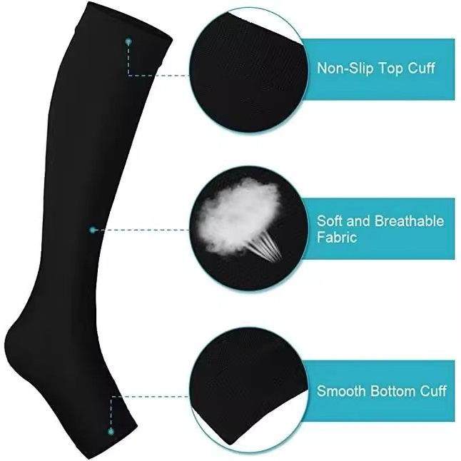 Medical Calf Compression Stockings Varicose Veins Shaping Gr
