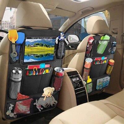 Car Seats Back Storage Bag Multifunctional Space Saving Car