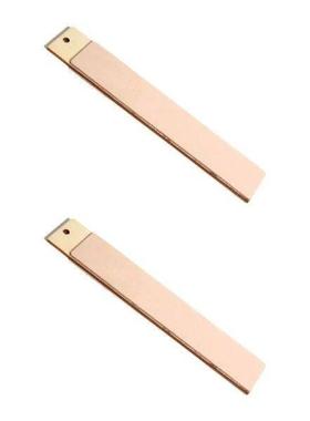 2x Leather Shaving Strop Buffing Board 2 Sided DIY Craft