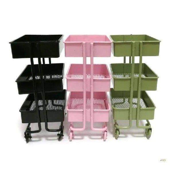 41XB 3 Tiers Mini Trolley Storage Rack Collection