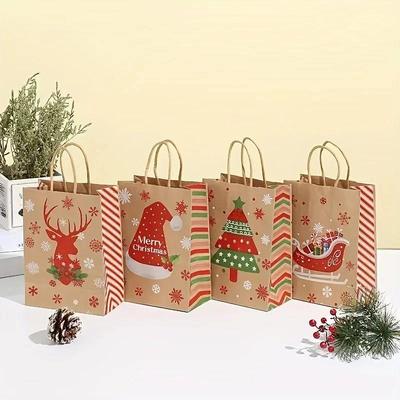 Kraft Paper Bags Envelope Merry Christmas Gift Packaging Bag