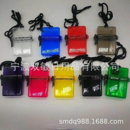 5PCS INS Hanging Neck Transparent Cigarette Box Punk Hip