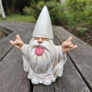 Rocker Your Gnome Statue Fairy Garden Fashion