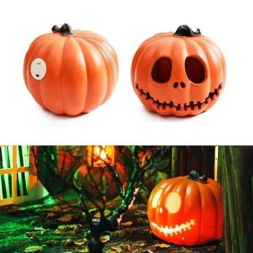Halloween Pumpkin Lantern Pumpkin Lamp Plastic Flashing