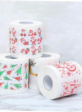 Christmas Pattern Series Roll Paper Christmas Decorations