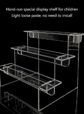 1-5 Tiers Clear Acrylic Display Stand Display Shelf for