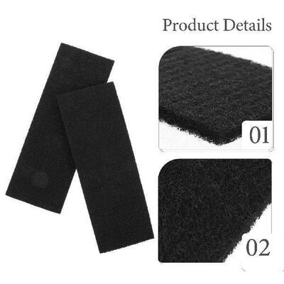 2 Pcs Filter Cat Litter Box Cotton Replacements Pad Major