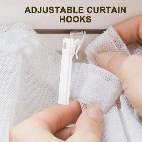 25 Pcs Curtain Adjustment Hook Decorative Hooks Hanging