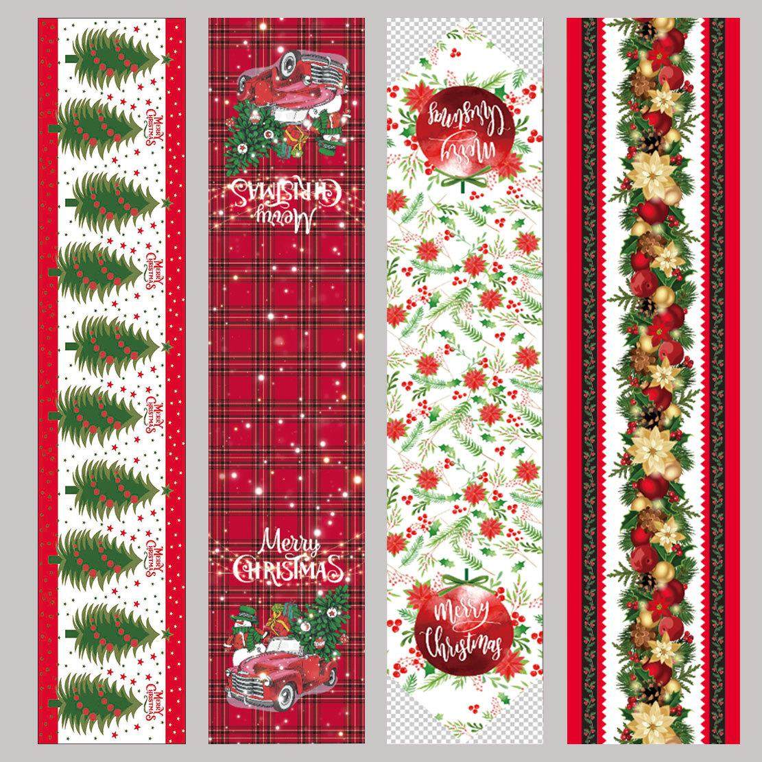 Christmas Table Runners Kitchen Decorations Linen Mats