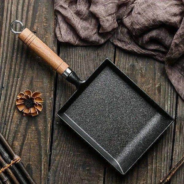 1Pc Japanese Cast Iron Pan Frying Tamagoyaki Omelette Black,童装/婴儿装/亲子装,儿童装饰手表,淘宝优惠券,粉丝福利购,淘宝优惠卷