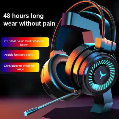 G58 LED Light Gaming Headset Surround Sound Stereo Wired
