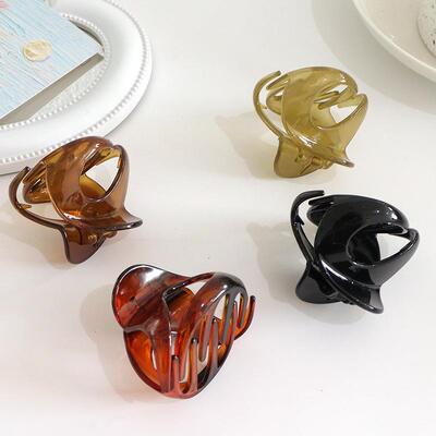 Horsetail grabbing back head hair clip shark clip headwear