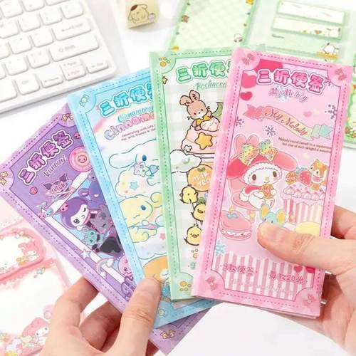 Kawaii Cartoon Kuromi Paste Sticky Note Cute My Melody Cinna
