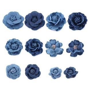 Fabric Flowers and Korean Sewing Crafts Style DIY 5pcs for