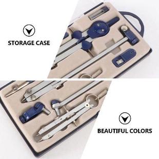 Precision Metal Compass Set for Geometry Class Shiny