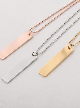 Necklace Women Men Chain Fashion Small Long Friendship Mens