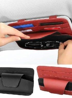Car Sun Visor Storage Clip Eyeglasses Ticket Credit Card