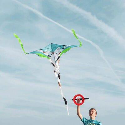 Kite Reel Winder 100m Line Red Spool Flying Accessories