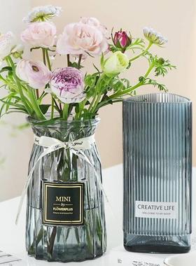 Nordic Home Decor Glass Vase Living Room Decoration Flower V