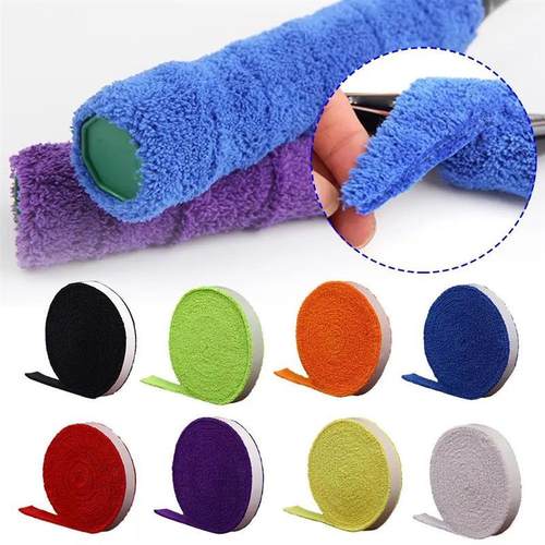 1 Reel 5m Towel Glue Grip Badminton Tennis Racket Overgrips