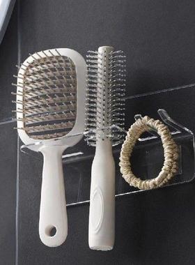 Multifunctional Acrylic Bathroom Comb Holder Wall-Mounted