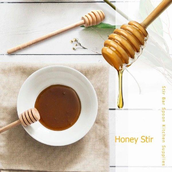 1/5Pcs Honey Dipper Stick Honey Stirrer Stick Long Handle