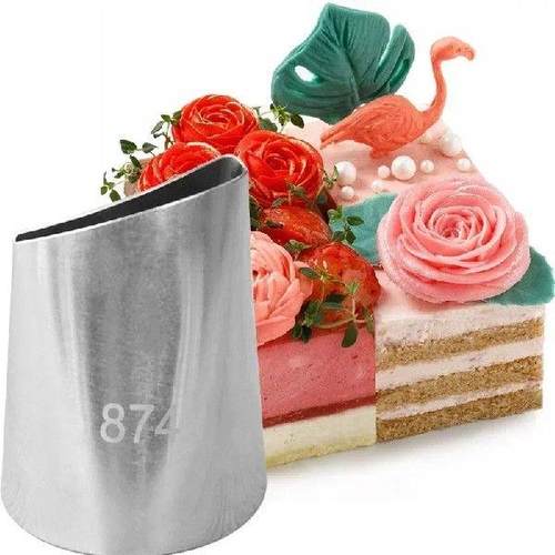 #874 Extra Large Rose Flower Icing Piping Nozzles For