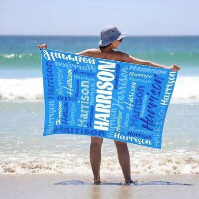 Microfiber Beach Towels Absorbent Beach Towel With Name