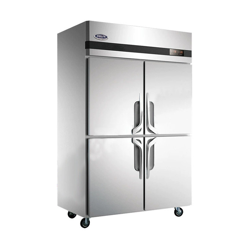 广东四门冰柜商用双温冰箱冷冻冷藏柜厨房保鲜冰箱qz1.0l4