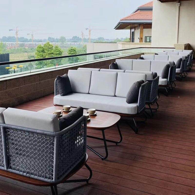 北欧户外沙发合庭院127木柚藤沙发组别墅藤编沙发露天花户外家园,住宅家具,户外沙发,淘宝优惠券,粉丝福利购,淘宝优惠卷