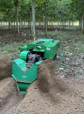 小型大棚旋耕机多功施能果树开 沟肥 回填TFQ一体机农用自走式挖